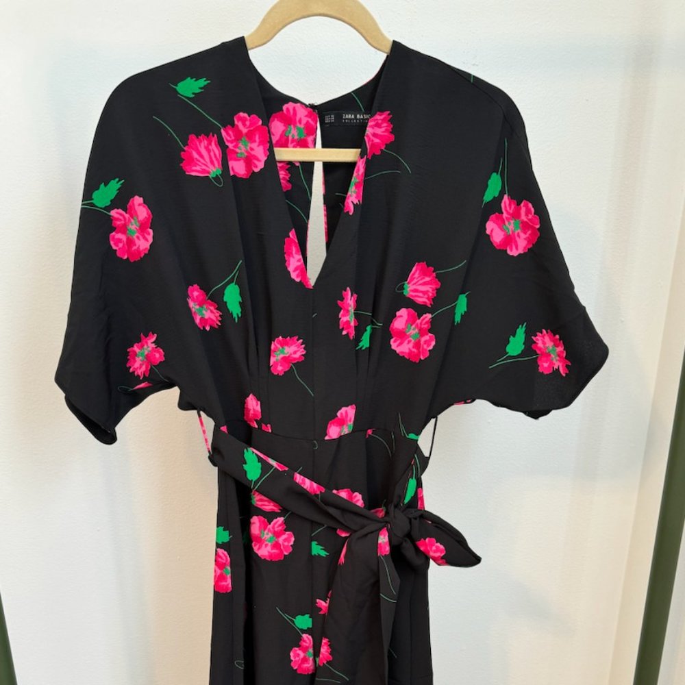 Zara Floral Jumpsuit